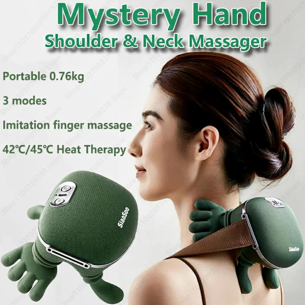 Mystery Hand  – Premium Shoulder & Neck Massager with Heat