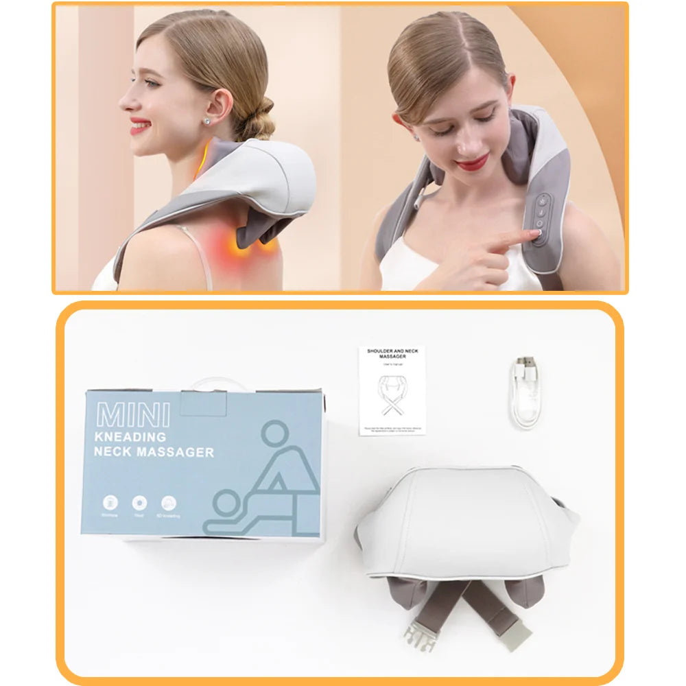 Mystery Hand  – Premium Shoulder & Neck Massager with Heat