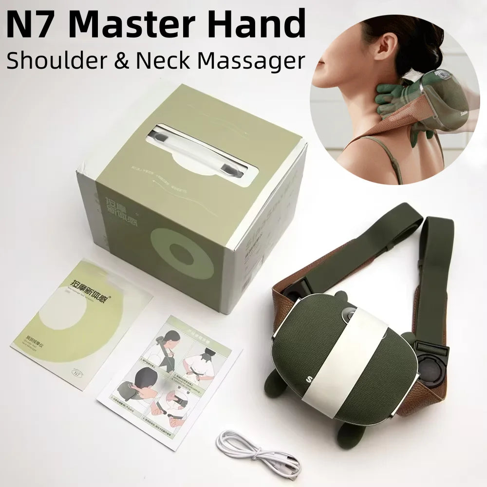 Mystery Hand  – Premium Shoulder & Neck Massager with Heat